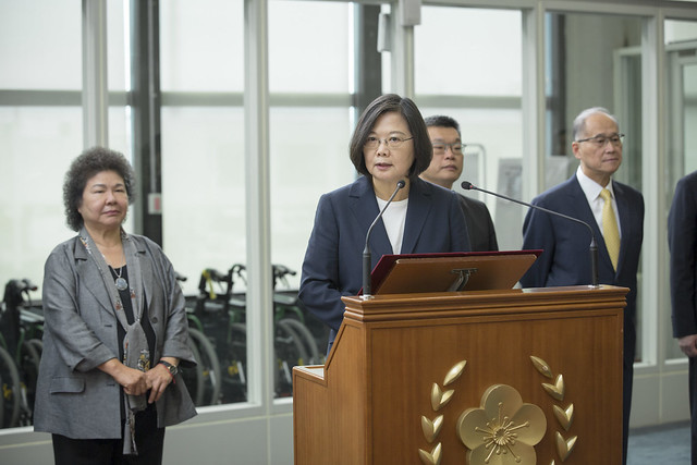 President Tsai delivers remarks before departing on her Journey of Freedom, Democracy, and Sustainability