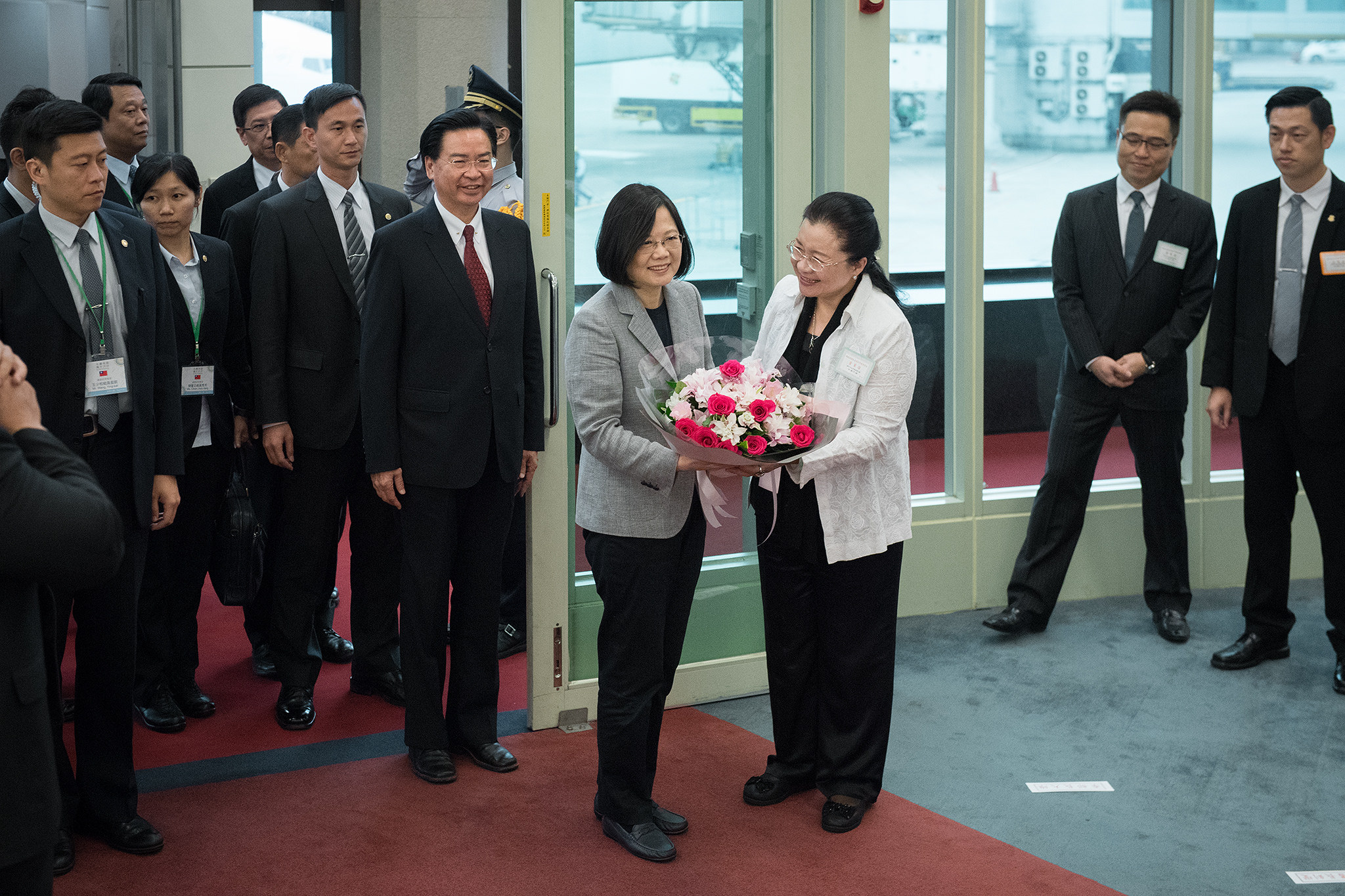 President Tsai's remarks upon returning to Taiwan