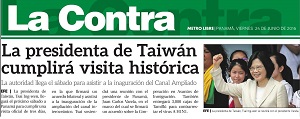La presidenta de Taiwán cumplirá visita histórica