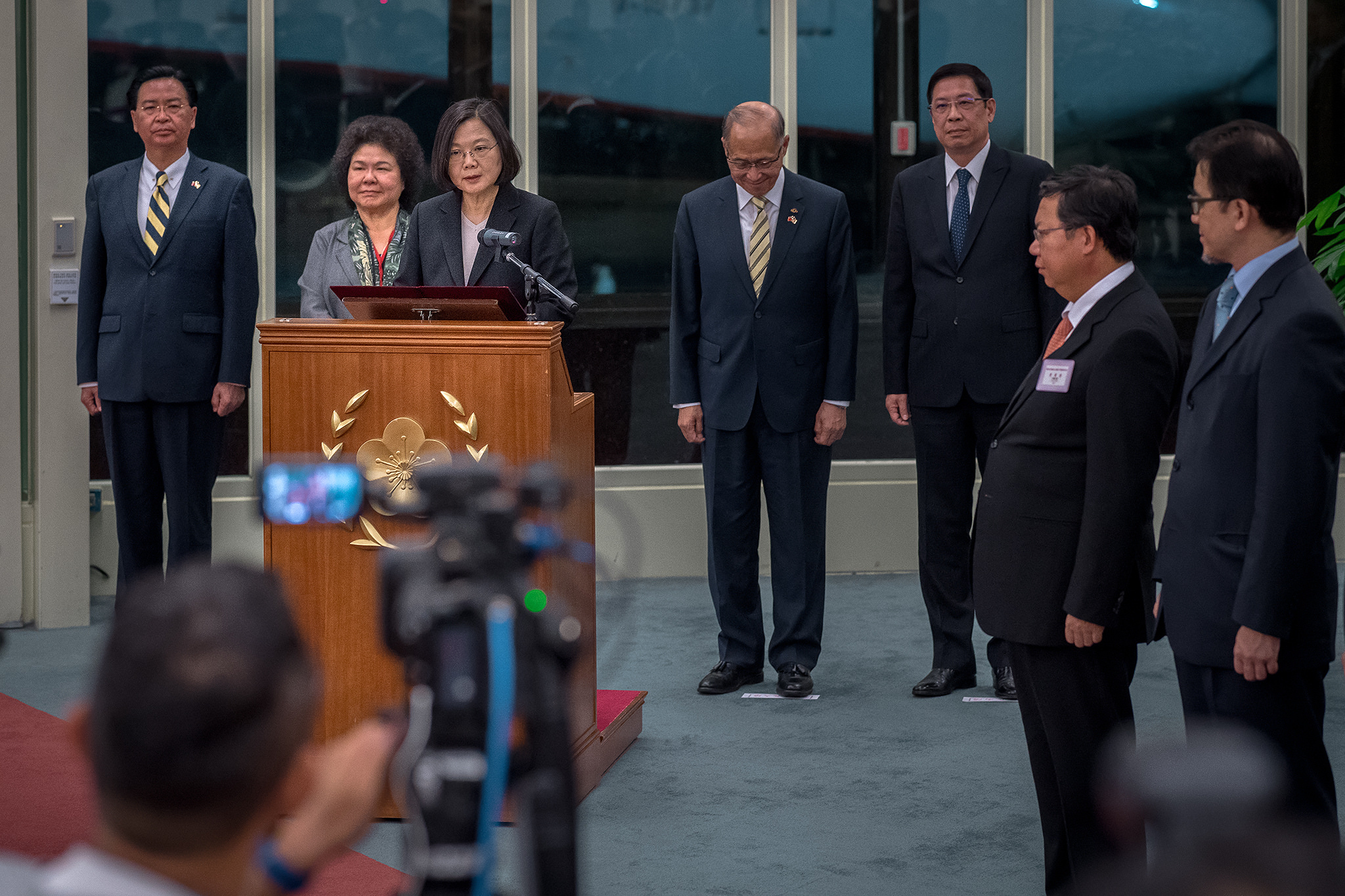 President Tsai explains trip objectives before departing for Paraguay and Belize