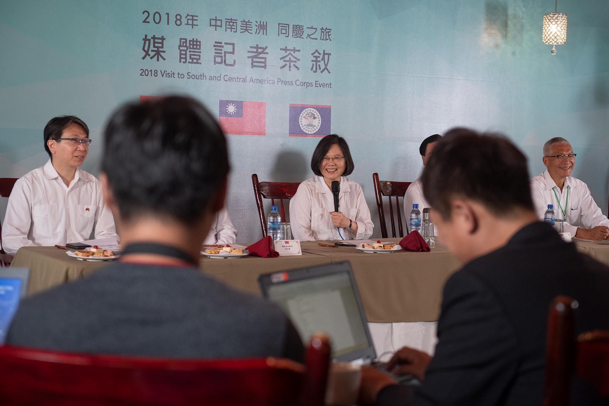 President Tsai attends business roundtable with Taiwanese companies in Houston, Texas