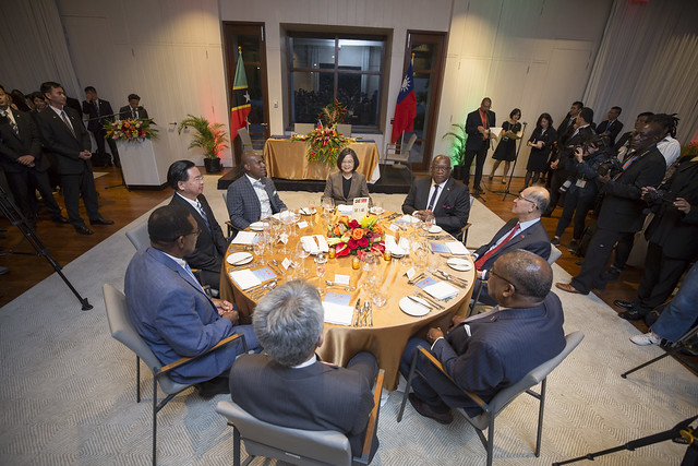 President Tsai attends dinner banquet hosted by Prime Minister Harris President Tsai attends dinner banquet hosted by Prime Minister Harris