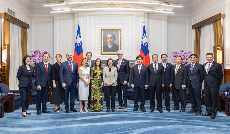 President Tsai meets New Jersey Governor Phil Murphy