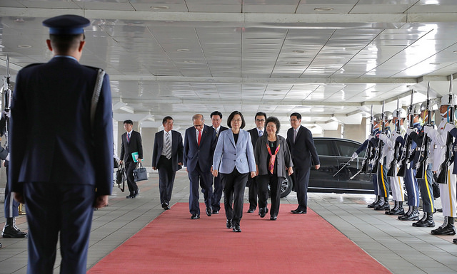 President Tsai departs for Paraguay and Belize.