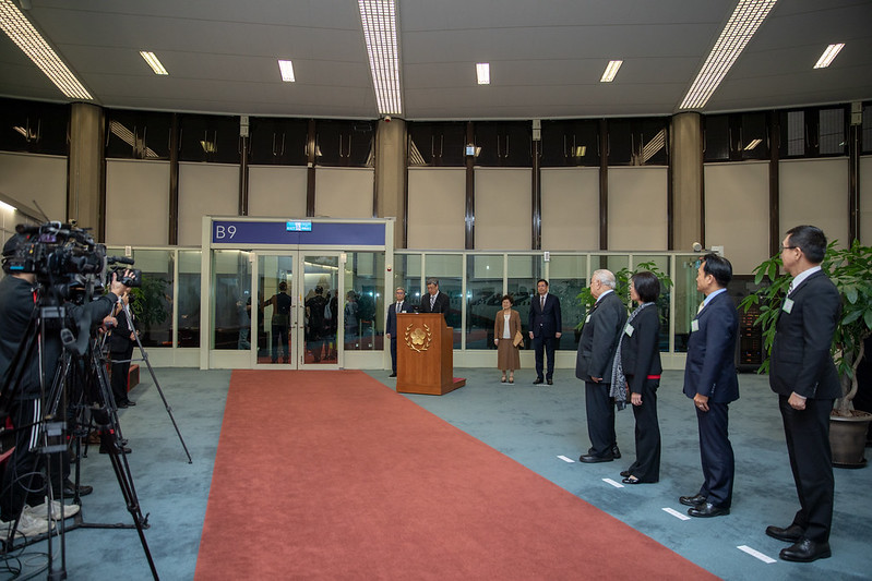 Vice President Chen issues remarks after returning from Palau.