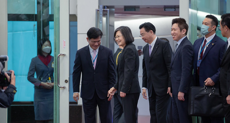 President Tsai embarks on a 10-day visit to allies Guatemala and Belize.