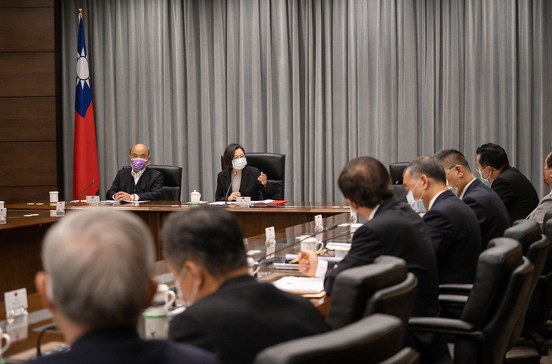 President Tsai convenes a high-level national security meeting.