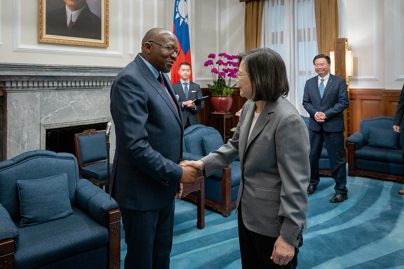 President Tsai Ing-wen meets with permanent representatives to the UN Office at Geneva and other international organizations from Taiwan's diplomatic allies.