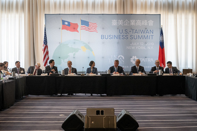 President Tsai attends a Taiwan-US Business Summit in New York.