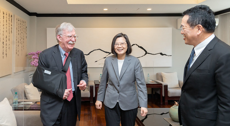 President Tsai meets with United States Ambassador Bolton.