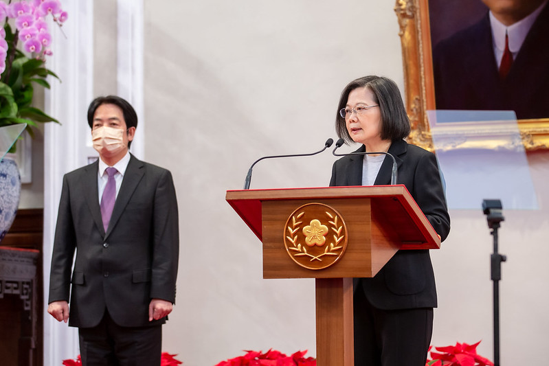 President Tsai delivers her 2022 New Year's Address.