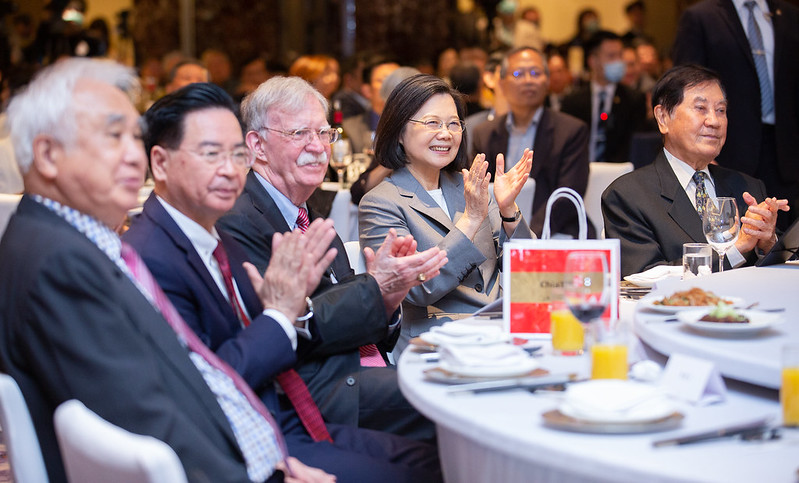 President Tsai Ing-wen attends the 40th anniversary celebration of the Formosan Association for Public Affairs.