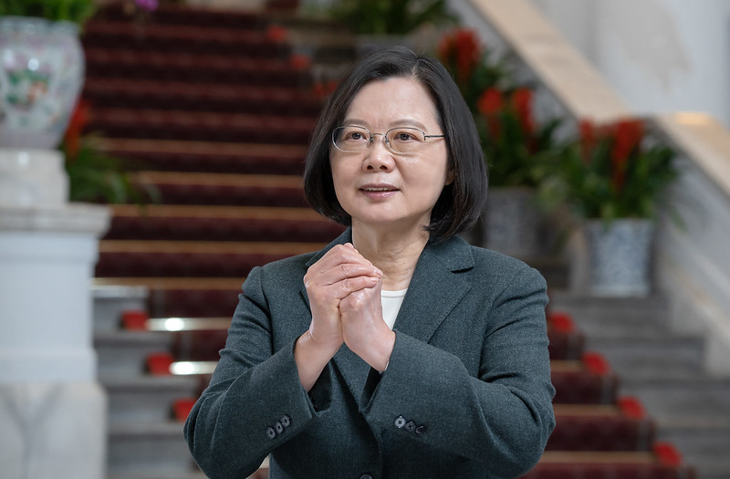President Tsai delivers remarks for the Lunar New Year via video.