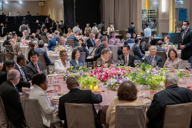 President Tsai Ing-wen attends the Ministry of Foreign Affairs 2023 Spring Banquet.