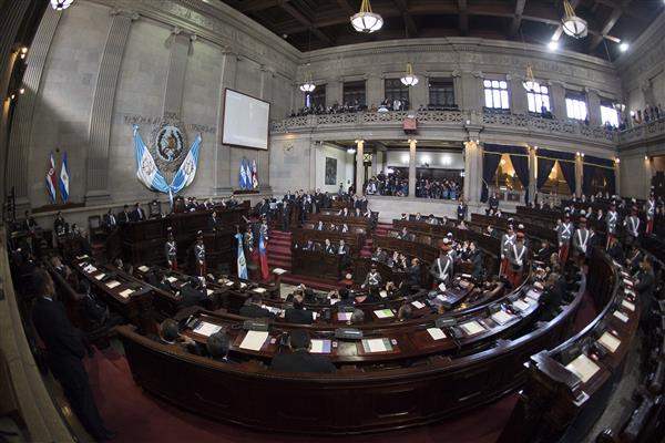 President Tsai attends a solemn session of the Guatemalan Congress.