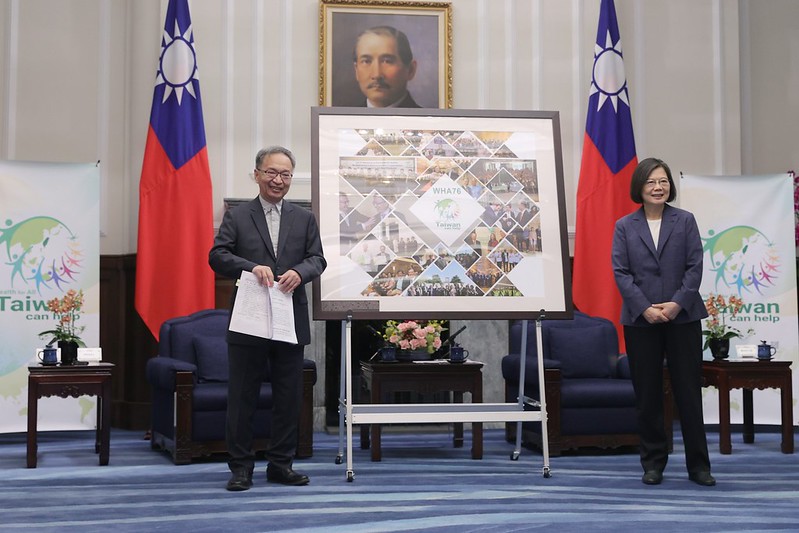 President Tsai praises Taiwan's WHA action team for uniting efforts at home and abroad to convey Taiwan's message to the world.