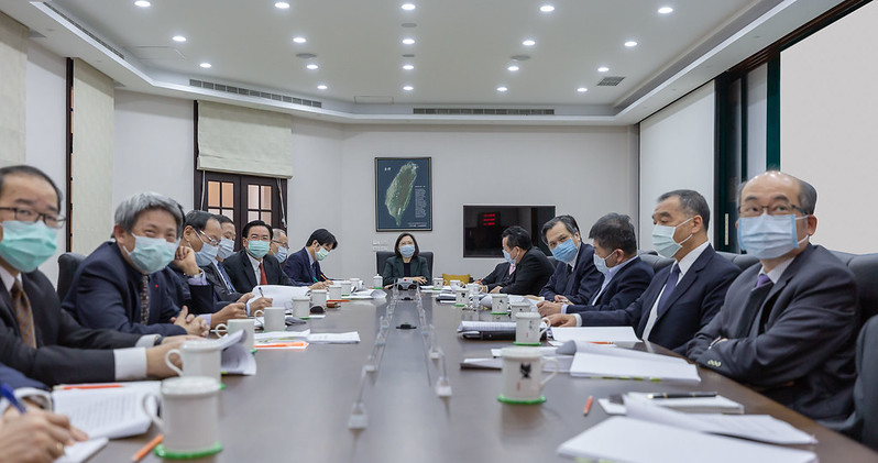 President Tsai convenes high-level national security meeting ahead of the Lunar New Year