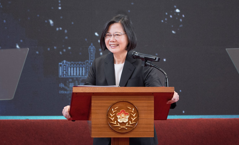 President Tsai Ing-wen holds press conference to mark seven years in office.