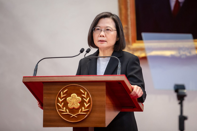 President Tsai Ing-wen delivers her 2022 New Year's Address.