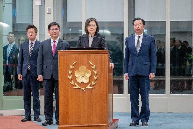President Tsai issues remarks after visit to Guatemala and Belize.

 
