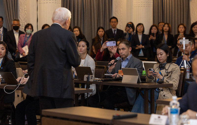 APEC Leader's Representative Morris Chang holds international press ...