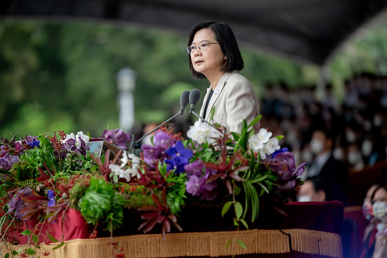 President Tsai Ing-wen delivers 2022 National Day Address.