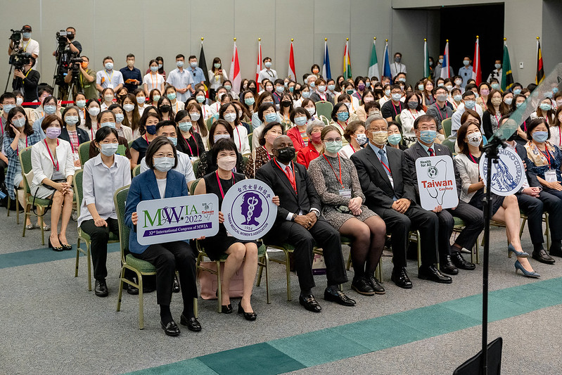 President Tsai attends 32nd MWIA International Congress.