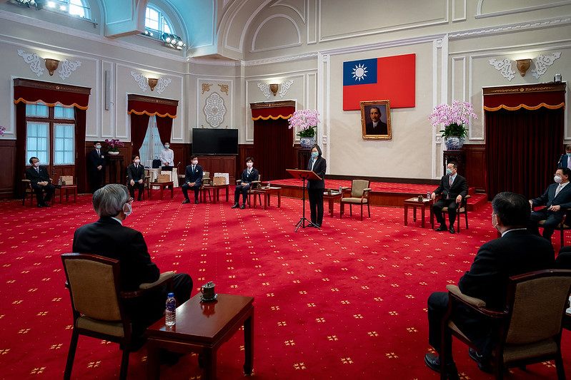President Tsai Ing-wen meets Japan's LDP Youth Division delegation.