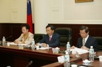 President Chen presides over an executive level ''National Security Report'' conference .