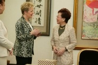 Vice President Annette Lu Receives Members of Parliament from Finland.