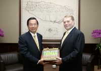 President Chen Meets Chairman of EP's Taiwan Friendship Group Georg Jarzembowski.