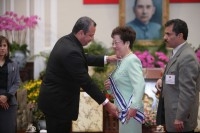 Vice President Lu Receives Medal of Honor from Central American Parliament.