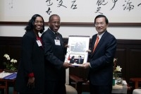 President Chen Meets Deputy Prime Minister Louis Straker of St. Vincent and the Grenadines.