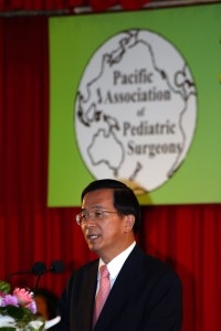 President Chen Addresses the Pacific Association of Pediatric Surgeons.