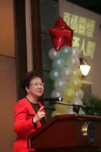 Vice President Lu Meets with People Engaged in Crime Victim Protection.