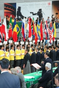 President Chen Attends the Opening Ceremony of the 13th World Kendo Championships.