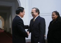 President Chen Shui-bian Meets Republic of Nauru President Ludwig Scotty.