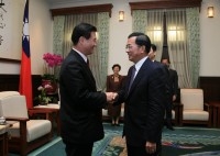 President Chen Shui-bian Meets South Korean GNP Member Kang Chang-Hee.