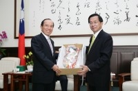 President Chen Shui-bian Meets Foreign Guests Attending the 2007 Taipei Summit.