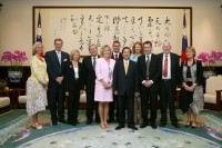 President Chen Meets a Danish Parliamentary Delegation.