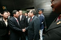 President Chen visits the Dominican Republic.