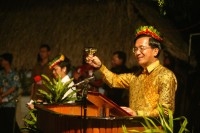 President Chen delivers remarks at a state banquet hosted by His Excellency Anote Tong, President of the Republic of Kiribati.