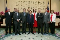 President Chen receives members of the European Parliament's Taiwan Friendship Group.