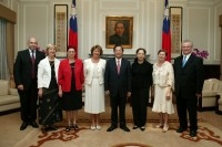 President Chen receives the delegation of the French Senate's Taiwan-France Friendship Group and its chairwoman, Monique Papon.