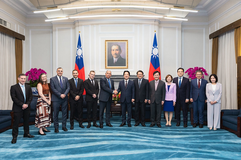 President Lai meets cross-party delegation of Israeli parliamentarians