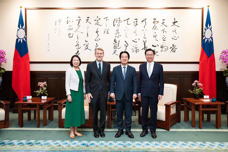 President Lai meets delegation led by US Senator Michael Bennet