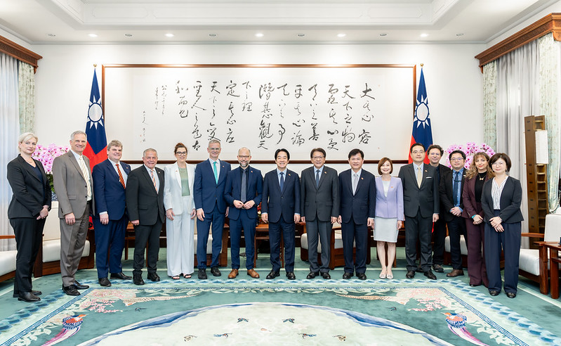 President Lai meets German-Taiwan Parliamentary Friendship Group delegation