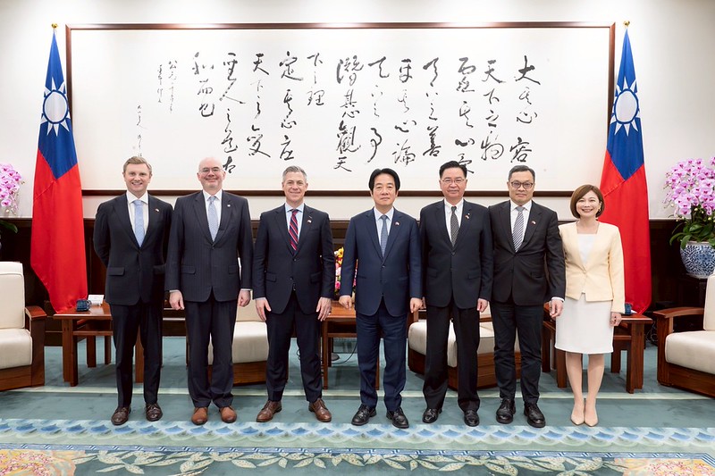 President Lai meets US delegation led by Senator Jim Banks
 