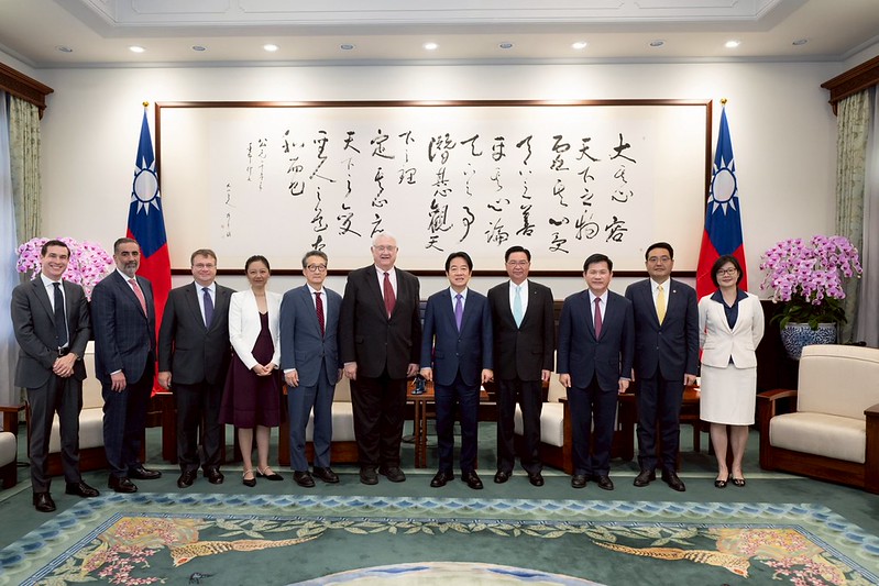 President Lai meets Center for Strategic and International Studies delegation.