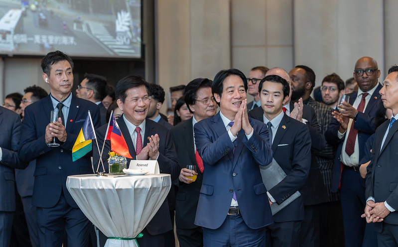 President Lai attends reception marking 45th anniversary of diplomatic relations between Republic of China (Taiwan) and Saint Vincent and the Grenadines